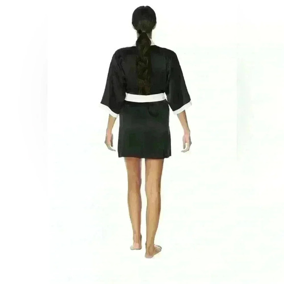 Natural  Silk Robe by Less Is Amor - Picture 2 of 2